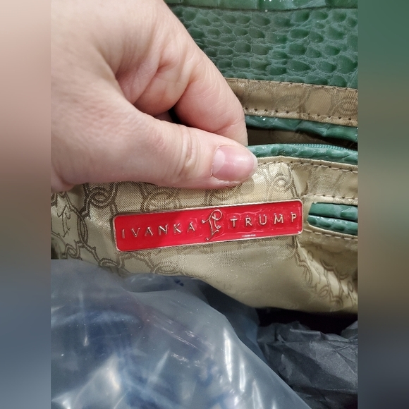 Ivanka Trump Croc Simulated Leather Tote - Picture 10 of 14